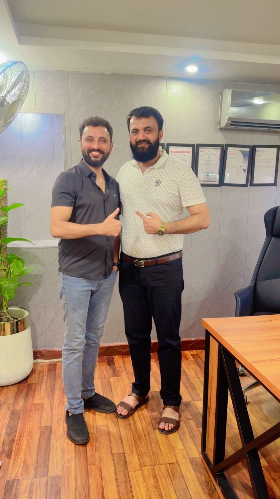 Photograph from the practice of Dr. Awais Malik