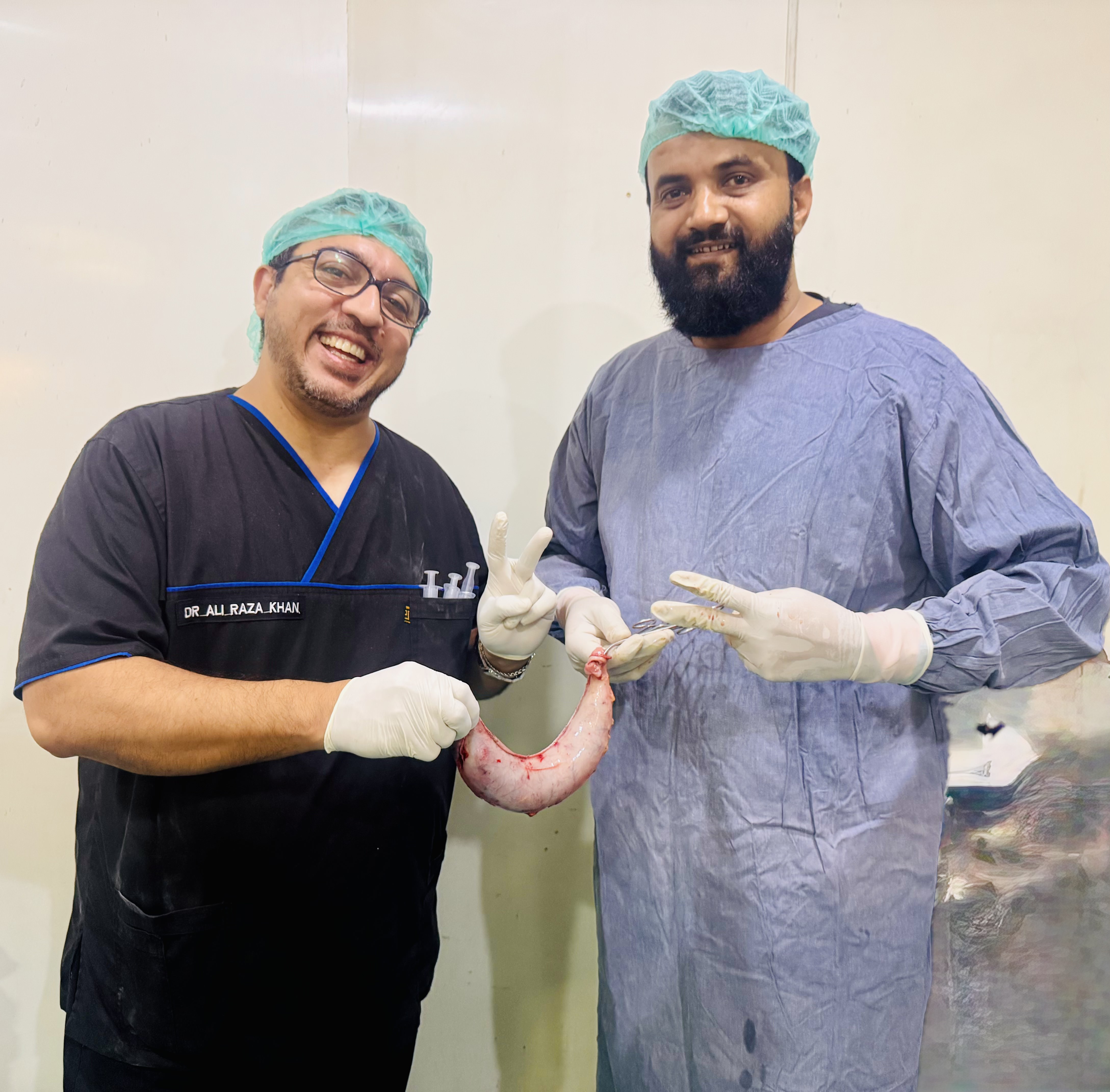 Photograph from the practice of Dr. Awais Malik