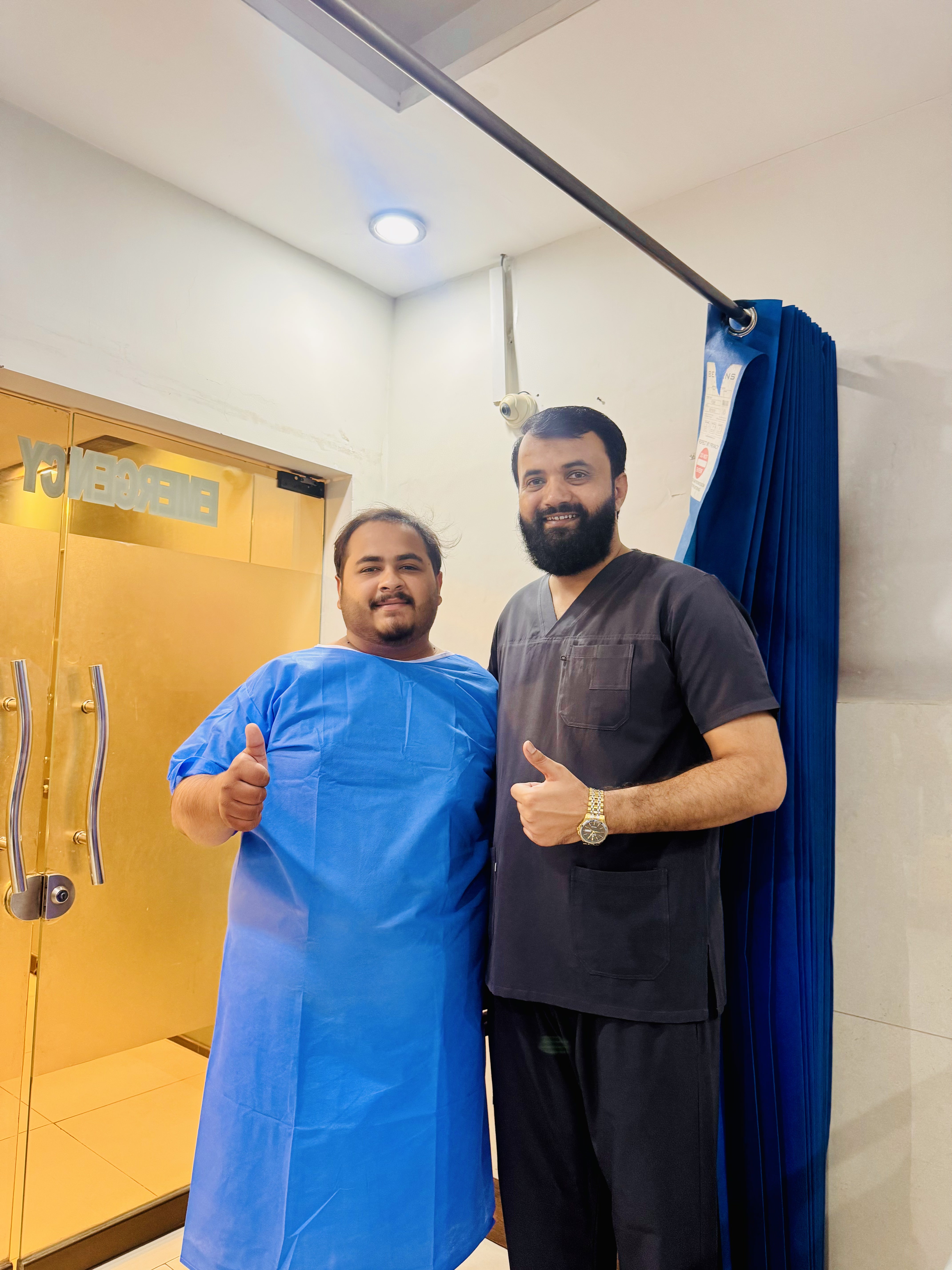 Photograph from the practice of Dr. Awais Malik