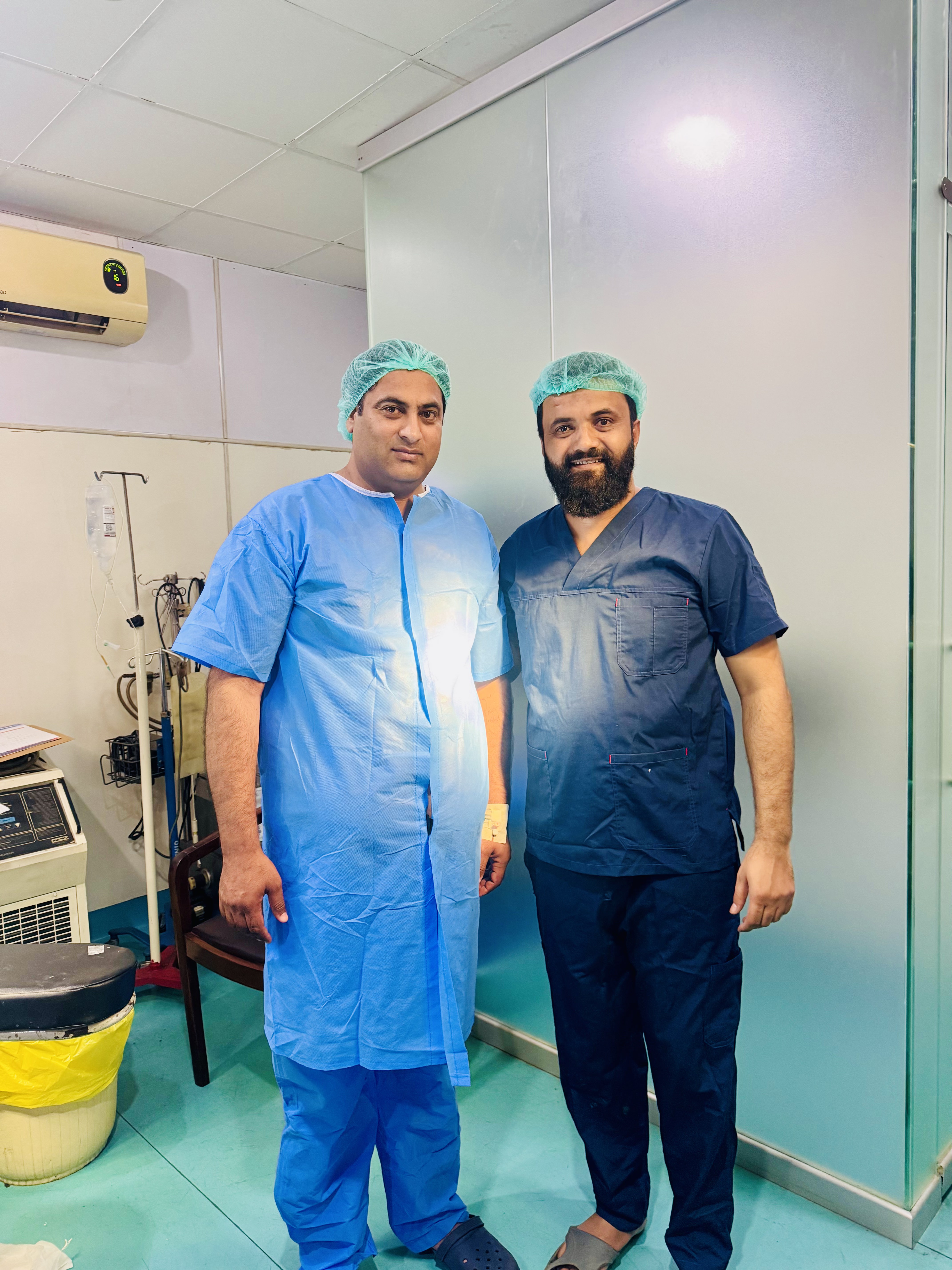 Photograph from the practice of Dr. Awais Malik